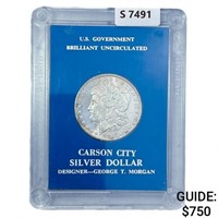 1882-CC Morgan Silver Dollar BU