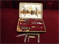 Men's Jewelry Box w/ Contents