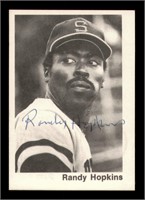 Randy Hopkins Autographed 1976 Shreveport Captains