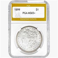 1899 Morgan Silver Dollar PGA MS65+