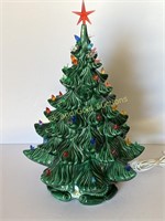 Vintage 19 Inch Ceramic Christmas Tree