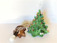 Vintage 13 Inch Ceramic Christmas Tree