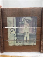 Vintage Ranck Print on Wood 12 x 12