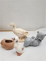 Animal Figurines/Planter