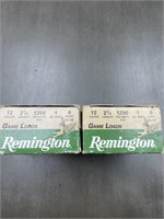 2 BOXES OF 12 GUAGE 2 3/4" SHELLS  - (50 ROUNDS)