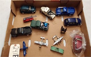 DIE CAST - CARS/TRUCKS AND PLANES-
CONTENTS OF