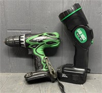 Hitachi Drill & Battery Light