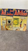 3-ARCHIE COMIC BOOKS 1962-63