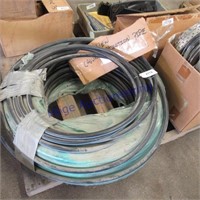 Roll of lawn irrigation pipe