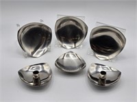 6 PCS DENMARK STELTON STAINLESS 18/8 STEEL DISHES