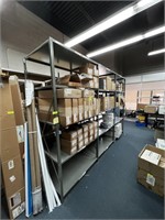 3 Sections of heavy duty shelving