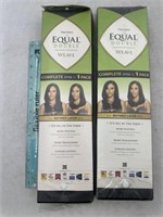 NEW Lot of 2-Equal Double Weave Hair