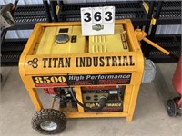 TITAN INDUSTRIAL 8500 HIGH-PERFORMANCE GENERATOR.