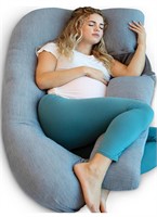 Pharmedoc U-Shape Pregnancy Pillow  Grey