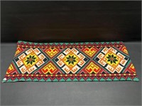 Ukrainian cross stitch runner 12"x31"