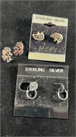 (3) Pair Sterling Silver Earrings