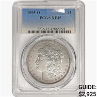 1895-O Morgan Silver Dollar PCGS XF45