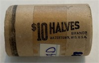 Roll of (20) 1964-D Kennedy Half Dollars