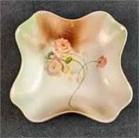 Royal Rudolstadt Prussia Rose Candy Dish
