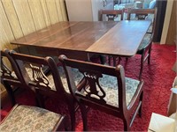 Drop leaf Table and Chairs
