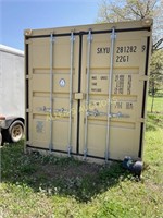 20 FOOT.METAL STORAGE CONTAINER