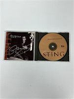 Autograph COA Sting CD