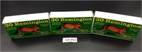 (3 Full Box) 30 Remington; 170 grain soft point