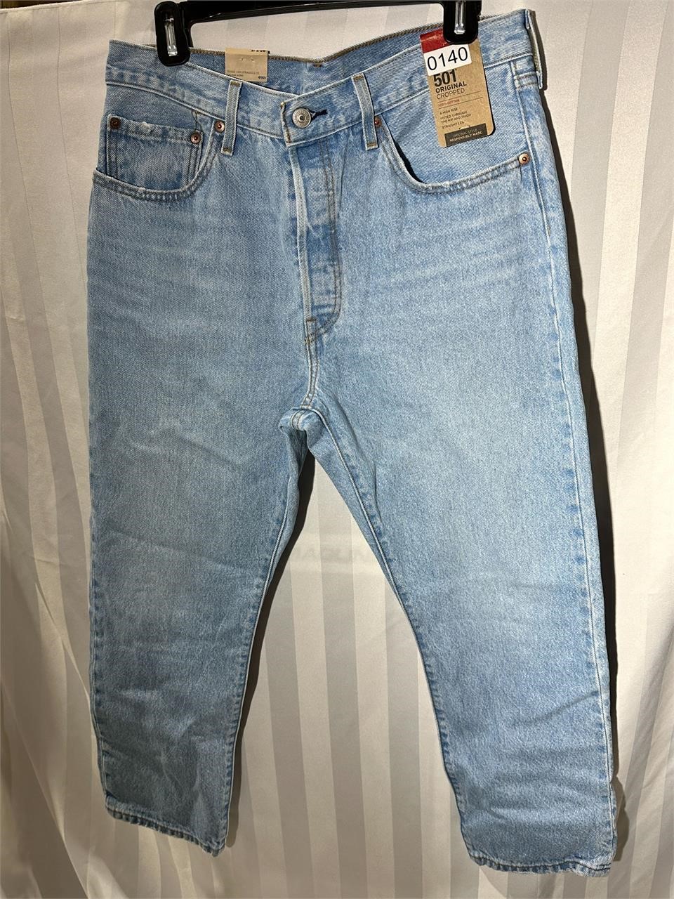 New Levi's 501 original cropped jean 31x26 jeans
