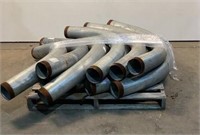 (10) "New" Rigid Steel 5" Conduit