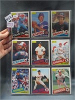 1985 MLB Collector cards
