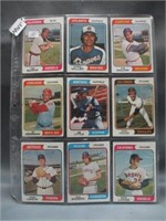 1970's MLB Collector cards