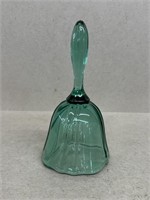 Green glass bell