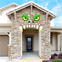 3 Pack, Monster Face Halloween Archway Garage
