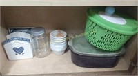 Shelf of Kitchen Items