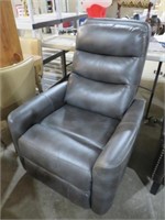 GRAY LEATHER RECLINER