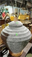 POTTERY BASE LAMP 24"