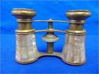 Mother Of Pearl & Brass Opera Glasses,