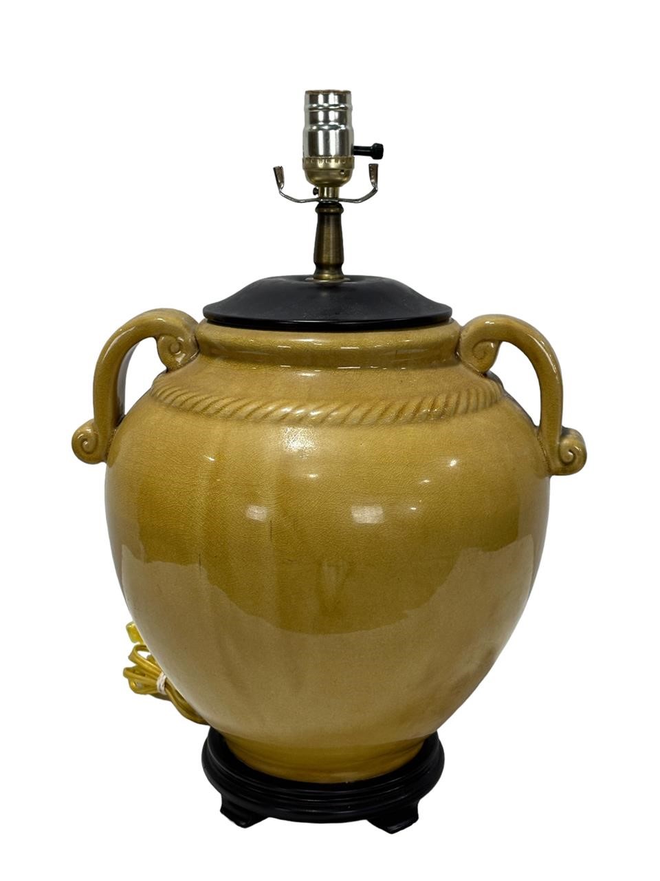 Double Handled Vase Lamp