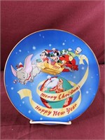 Mickey mouse Christmas collector plate 1991 8.5"