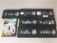 Assorted children's movies. Mostly VHS (no