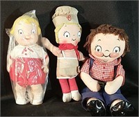 3 Campbell's Kids Dolls