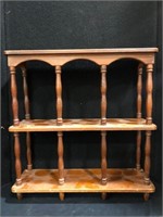 Wooden Curio Shelf
