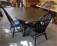 Contemporary 7 pc. Wood Dining Room Set