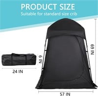Blackout Tent for Pack and Play, Crib