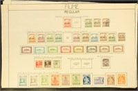 Fiume Stamps Used and Mint hinged on old pages, ve