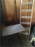 door hang rack & folding table