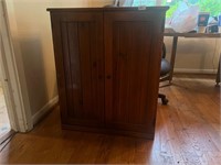 GREAT WOODEN CABINET WITH DOORS