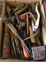 Assorted Tools - Screwdrivers, Chalk Gun, Etc