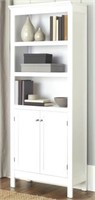 5-Shelf Bookcase w/ Doors