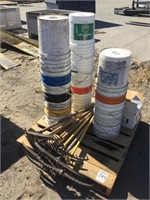 Pallet of Buckets and Rakes